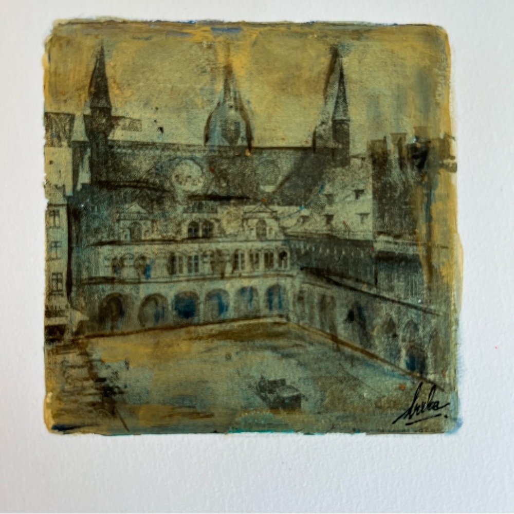 #265 small 9x11.5 Monoprint